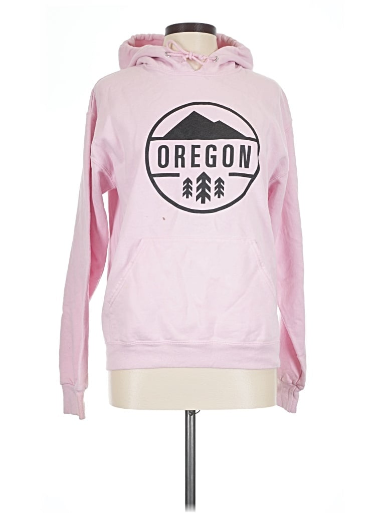 Pre-owned Jerzees Pullover Hoodie In Pink