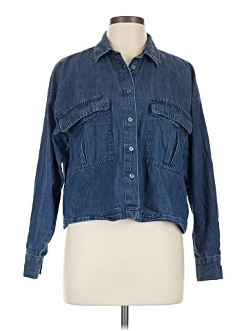 Ann Taylor LOFT Long Sleeve Button-Down Shirt (view 1)