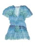Echo 100% Polyester Blue Swimsuit Cover Up One size - photo 1