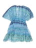 Echo 100% Polyester Blue Swimsuit Cover Up One size - photo 2