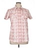 Ariat 100% Polyester Pink Short Sleeve Blouse Size L - photo 1