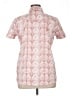 Ariat 100% Polyester Pink Short Sleeve Blouse Size L - photo 2