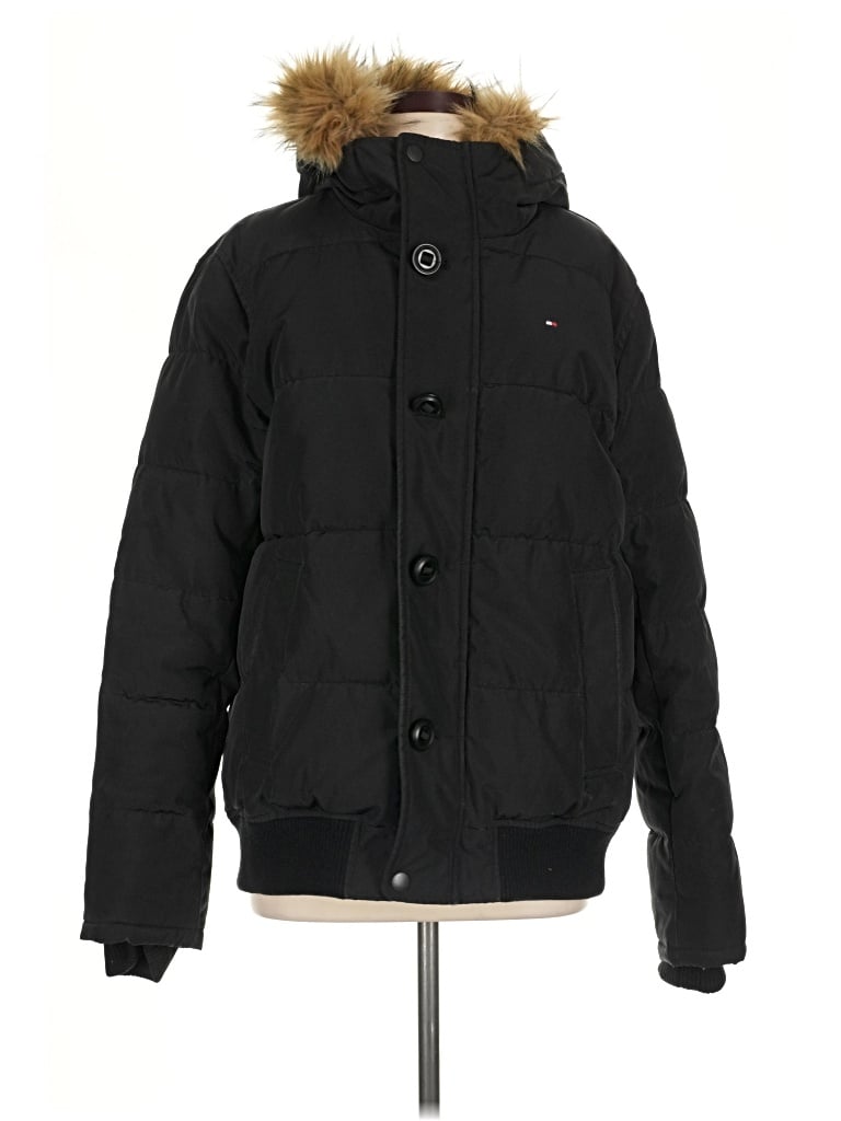 Pre-owned Tommy Hilfiger Jacket In Black