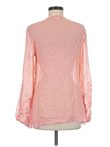 Sundance Long Sleeve Silk Top (view 2)
