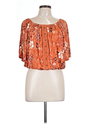 Mudd Short Sleeve Blouse (view 1)