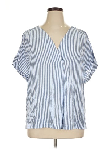 Max Studio Short Sleeve Blouse (view 1)