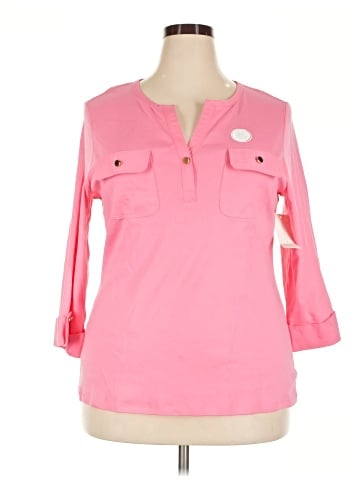 Charter Club 3/4 Sleeve Blouse (view 1)