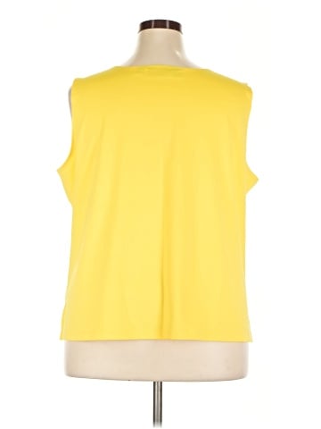 Susan Graver Sleeveless T-Shirt (view 2)