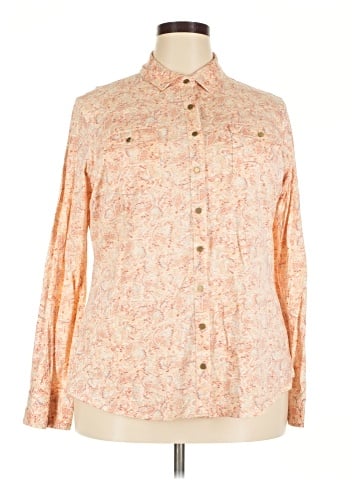 Ruff Hewn Long Sleeve Blouse (view 1)