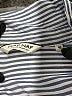 Naf Naf Stripes Blue Long Sleeve Button-Down Shirt Size EU 40 / US 10 - photo 7
