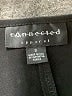 Connected Apparel Black 3/4 Sleeve Top Size S - photo 7