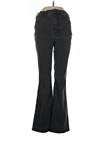 Madewell Skinny Flare Jeans in Black Frost Wash (view 1)