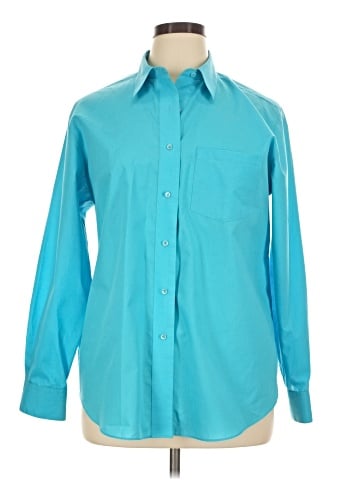 Foxcroft Long Sleeve Button-Down Shirt (view 1)