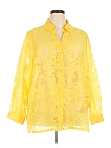 Susan Graver 3/4 Sleeve Blouse (view 1)