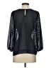 Eclair 100% Polyester Black 3/4 Sleeve Blouse Size S (petite) - photo 2