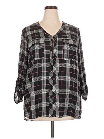 Cato 3/4 Sleeve Blouse (view 1)