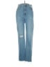 Just Black Stripes Blue Jeans Size 25 waist - photo 1