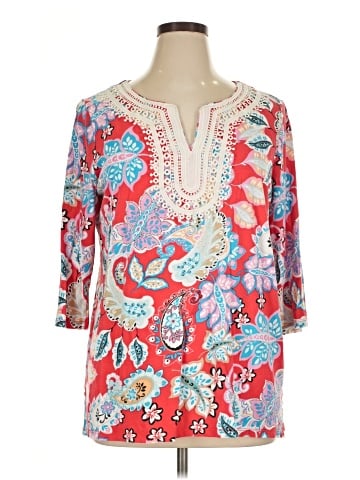 Talbots 3/4 Sleeve Blouse (view 1)