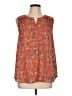 Daniel Rainn 100% Polyester Orange Sleeveless Blouse Size L - photo 1