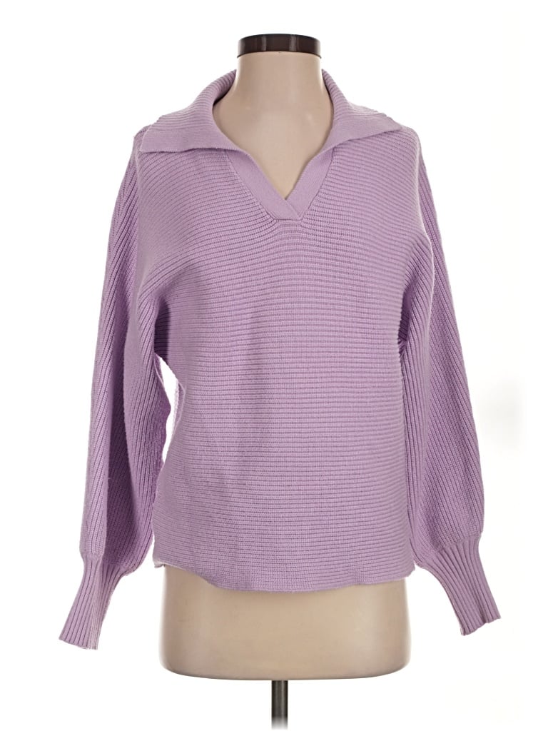 Pre-owned Zesica Pullover Sweater In Purple