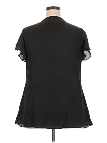 City Chic Short Sleeve Blouse (view 2)