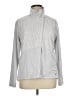 Nike 100% Polyester Solid Silver Track Jacket Size XL - photo 1