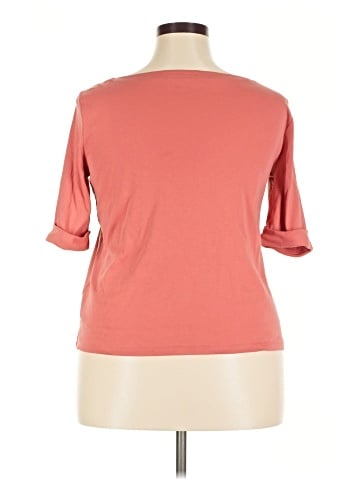 Gloria Vanderbilt 3/4 Sleeve T-Shirt (view 2)