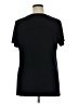 SPANX Solid Black Short Sleeve T-Shirt Size 1X - photo 2