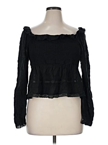 American Eagle Outfitters Long Sleeve Blouse (view 1)