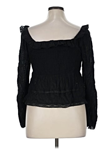American Eagle Outfitters Long Sleeve Blouse (view 2)