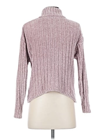 Pink Rose Turtleneck Sweater (view 2)