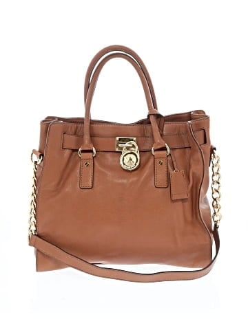 MICHAEL Michael Kors Leather Satchel (view 1)