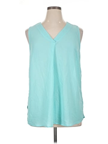 ELOQUII Sleeveless Blouse (view 1)