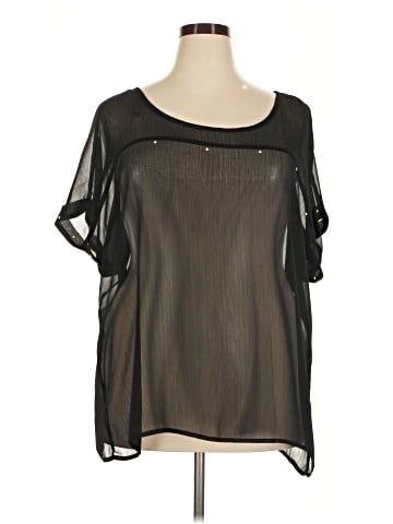 Eyeshadow Short Sleeve Blouse (view 1)