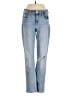 Gap 100% Polyester Hearts Blue Jeans Size 0 (petite) - photo 1