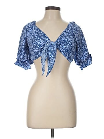 She + Sky Short Sleeve Blouse (view 1)