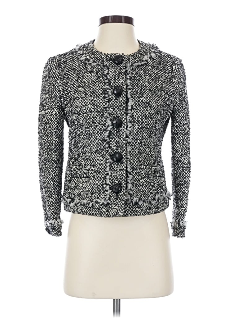 Pre-owned Tory Burch Jacket In Gray