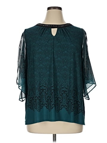 Roz & Ali 3/4 Sleeve Blouse (view 1)