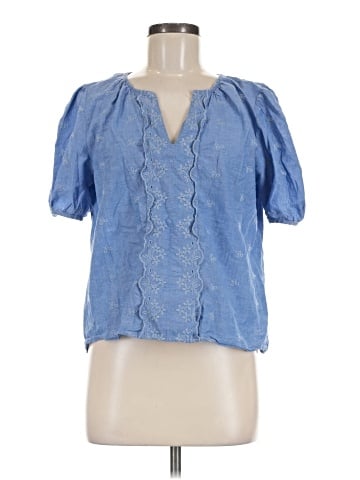 St. John's Bay Short Sleeve Blouse (view 1)