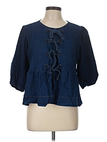 Velvet Heart 3/4 Sleeve Blouse (view 1)