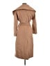 Ann Taylor LOFT 100% Polyester Tan Coat Size Med Petite - photo 2