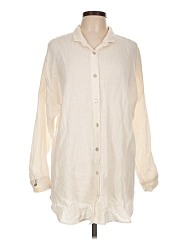 Soft Surroundings Long Sleeve Button-Down Shirt (view 1)