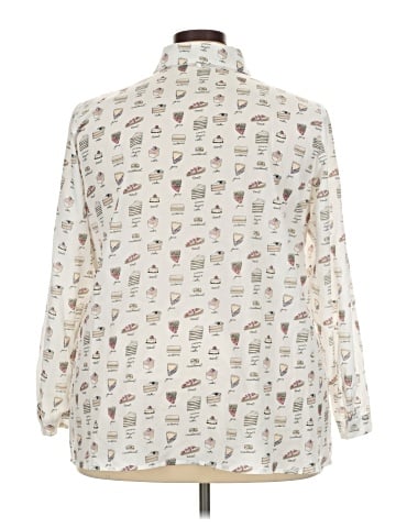 ELOQUII Long Sleeve Blouse (view 2)