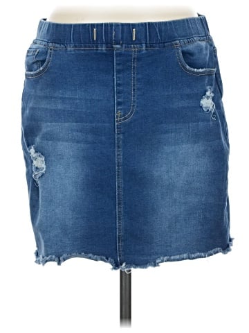 YMI Denim Skirt (view 1)