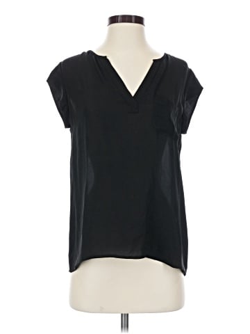 Joie Short Sleeve Silk Top (view 1)