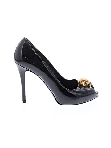 Alexander McQueen Skull Head Peep Toe Pumps (view 1)