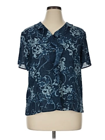 Laura Scott Short Sleeve Blouse (view 1)