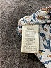 Max Studio Floral Blue Short Sleeve Blouse Size L - photo 8