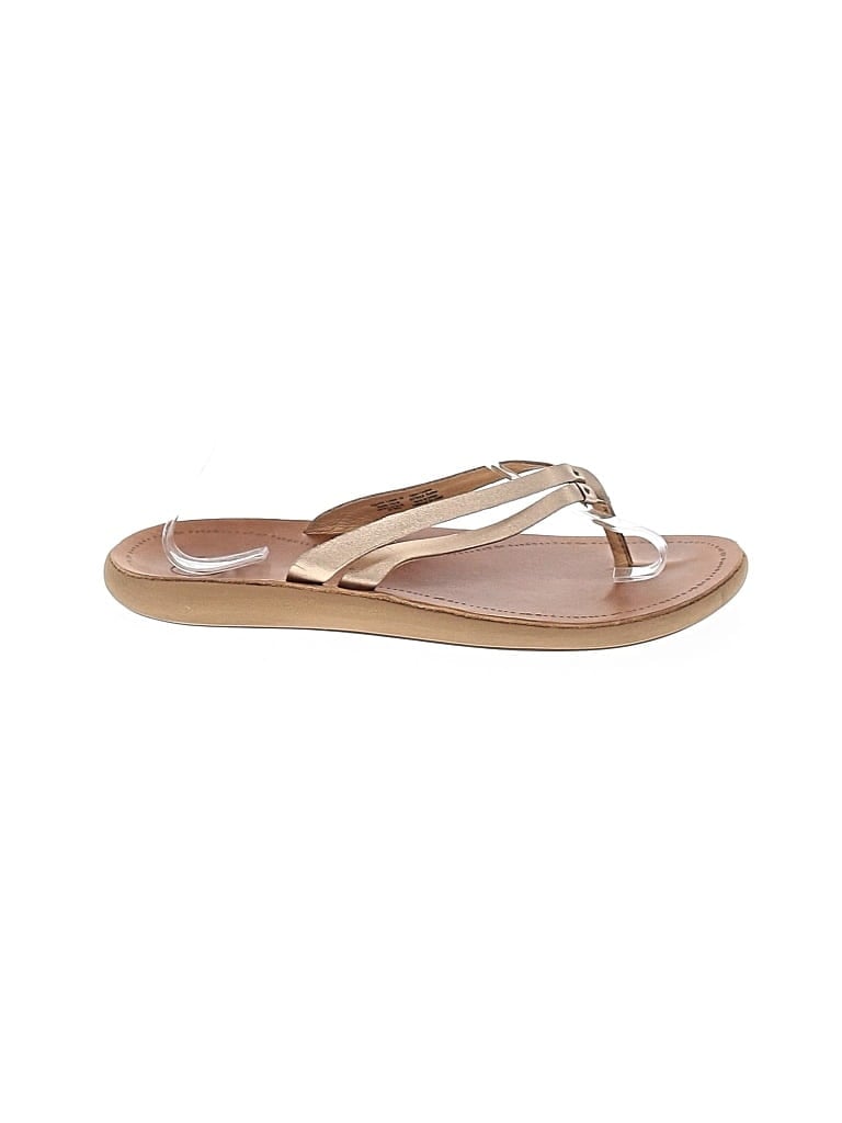 Pre-owned Olukai Flip Flops In Tan