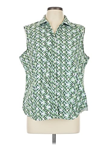 Charter Club Sleeveless Button-Down Shirt (view 1)